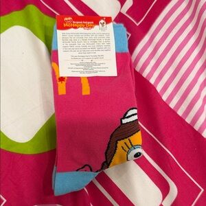 McDonald's Pink and Blue Character Socks